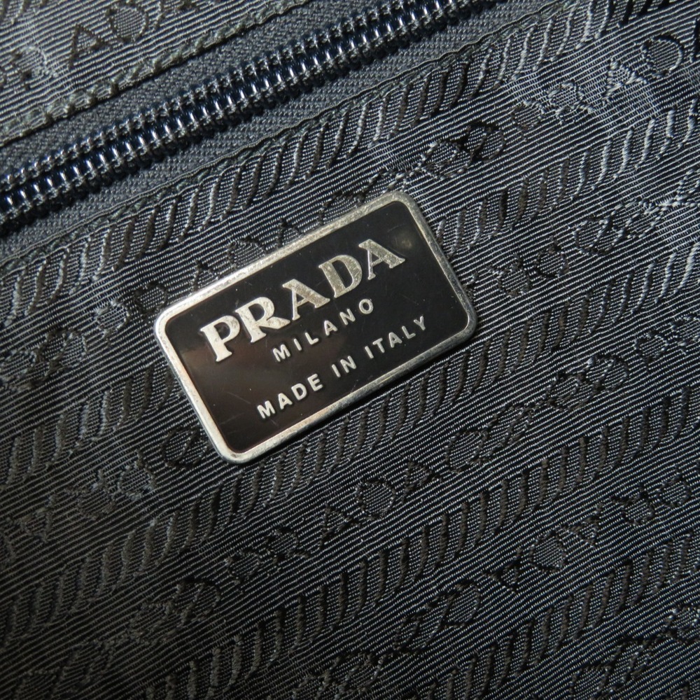 Prada Plate Rucksack Backpack Daypack Logo - Picture 6 of 11